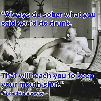 Trijezan izvršavaj pijana obećanja - zavežeš jezik ekspresno