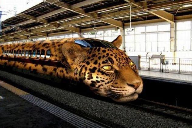 Kul superbrzi vlak prerušen u geparda