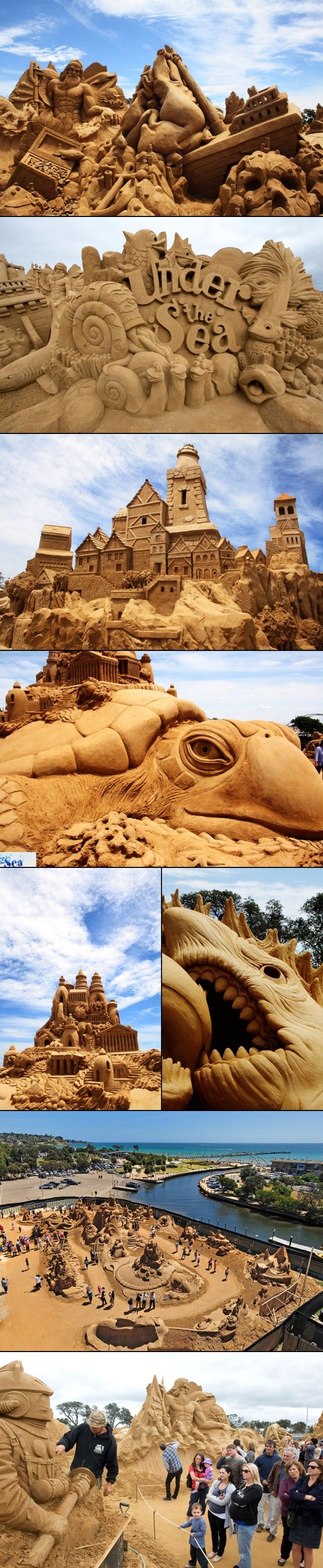 Zavirite u čarobni grad skulptura od pijeska