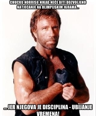 Znate li zašto se Chuck Norris ne natječe na OI?