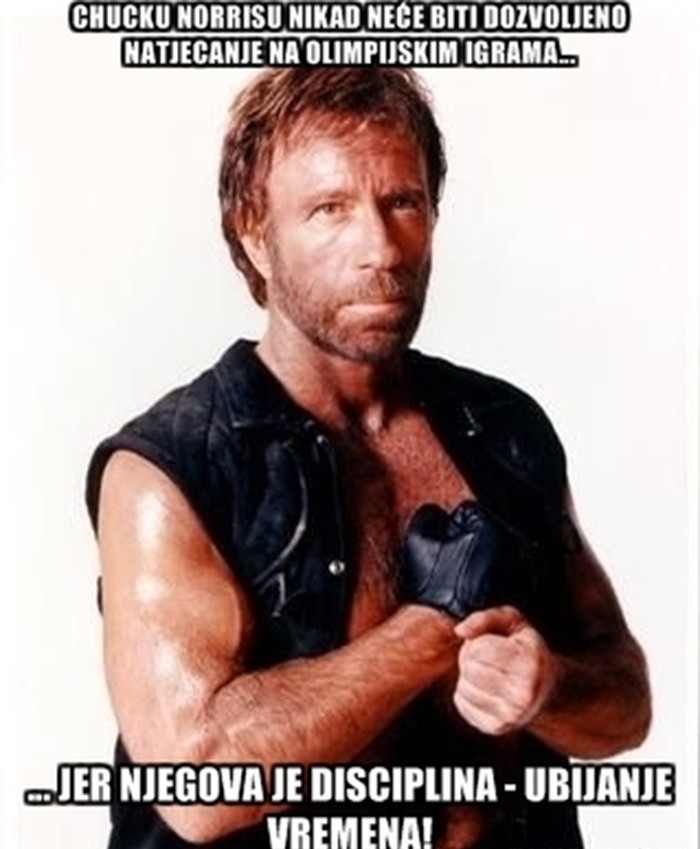Znate li zašto se Chuck Norris ne natječe na OI?