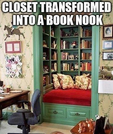 Ormar-knjižnica kao pravi mali raj za čitanje