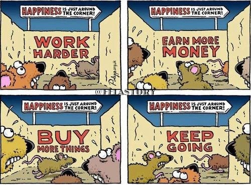 Sreća se krije iza ugla? Je, pa cijeli život trčiš u krug...