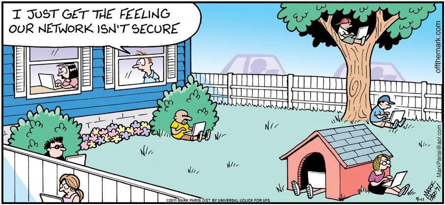 Kako znaš gdje je netko zaboravio zaključati wireless