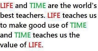 Život i vrijeme - najbolji učitelji