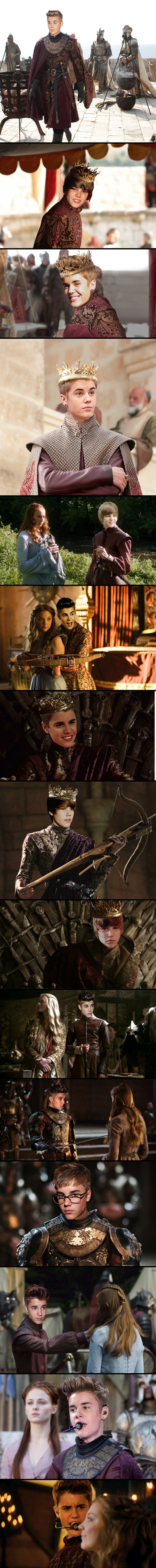 Spoj dva grozno razmažena derišta: Joffrey Bieber