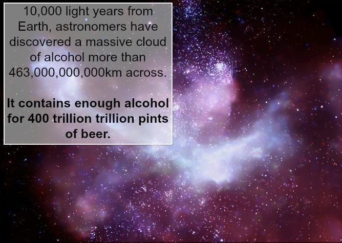 U svemiru je pravi tulum, alkohola ima na galone