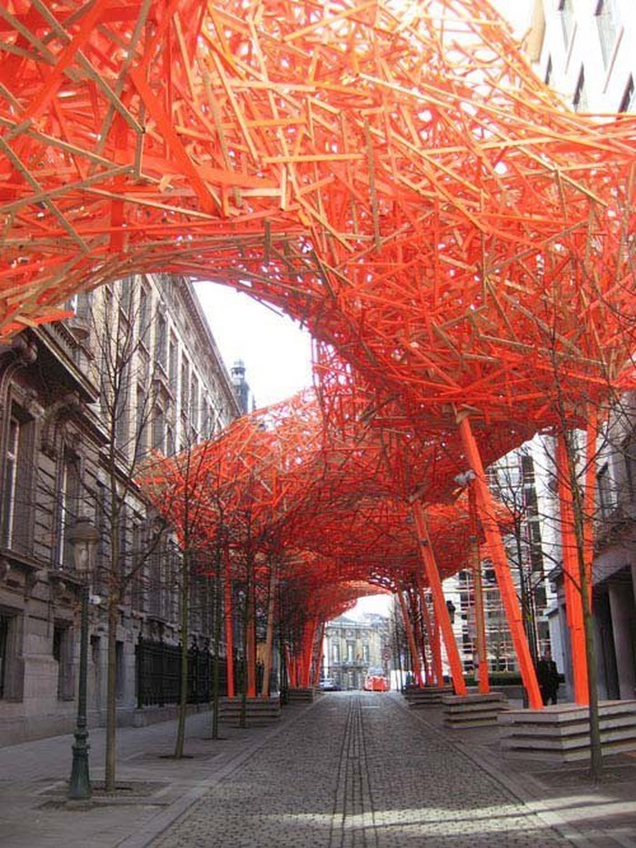 Kul umjetnička instalacija u Bruxellesu