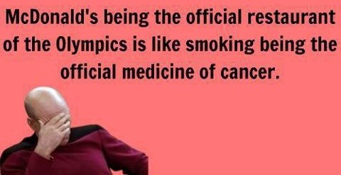 McDonald's klopa za sportaše - k'o cigareta za rak pluća