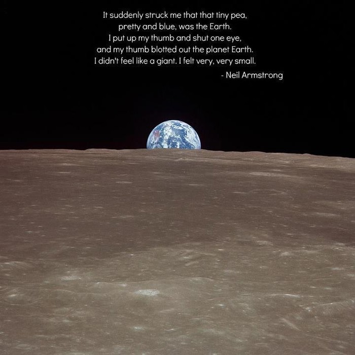 Neil Armstrong - prvi čovjek koji je Zemlju vidio s Mjeseca