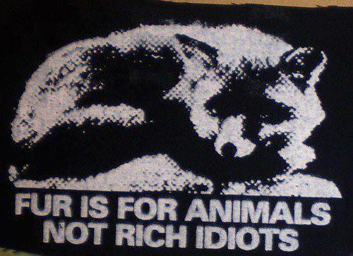 Prava namjena krzna - nije za kinđurenje bogatih idiota