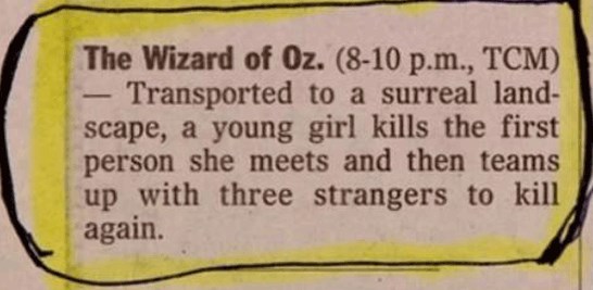 Konačno netko pogodio radnju "Čarobnjaka iz Oza"