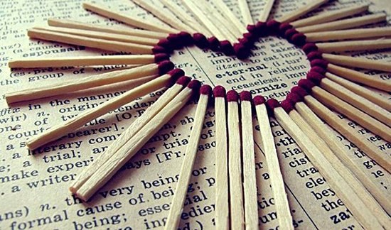 Ljubav je plamen koji gori iznutra