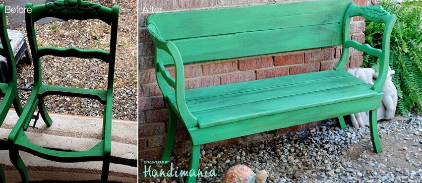 Iskoristi stare stolce za novu klupicu