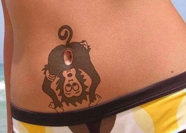 Kad si tetoviraš majmunariju