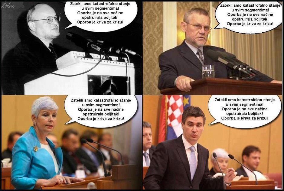 Oporba = sinonim za sva zla ovog svijeta