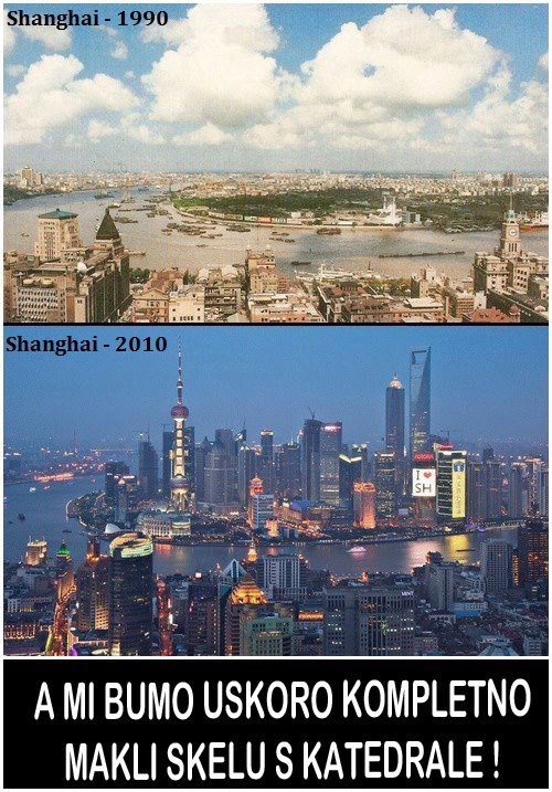 Šangaj u 20 godina napravio "čudo", u Zagrebu se jedva makli