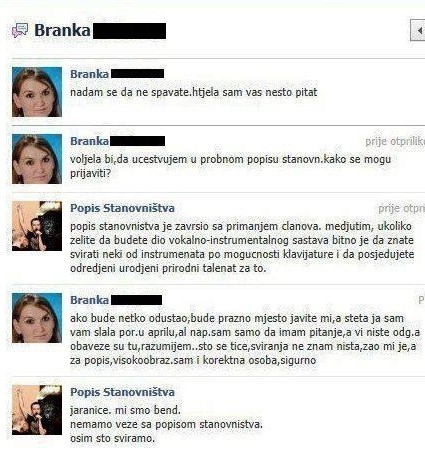 Ona bi se prijavila za popis stanovništva