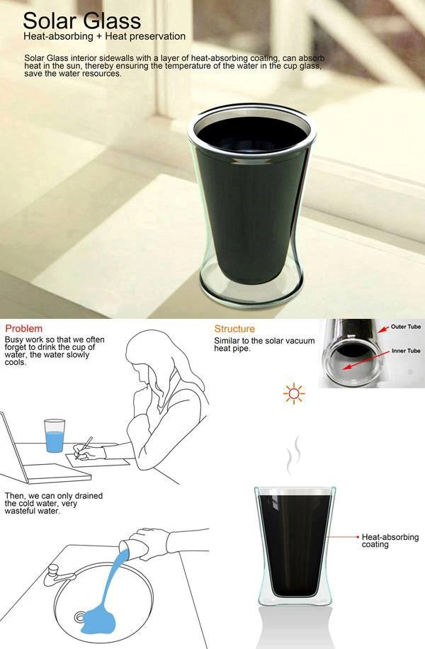 Solarna čaša skuplja energiju i štedi vodu