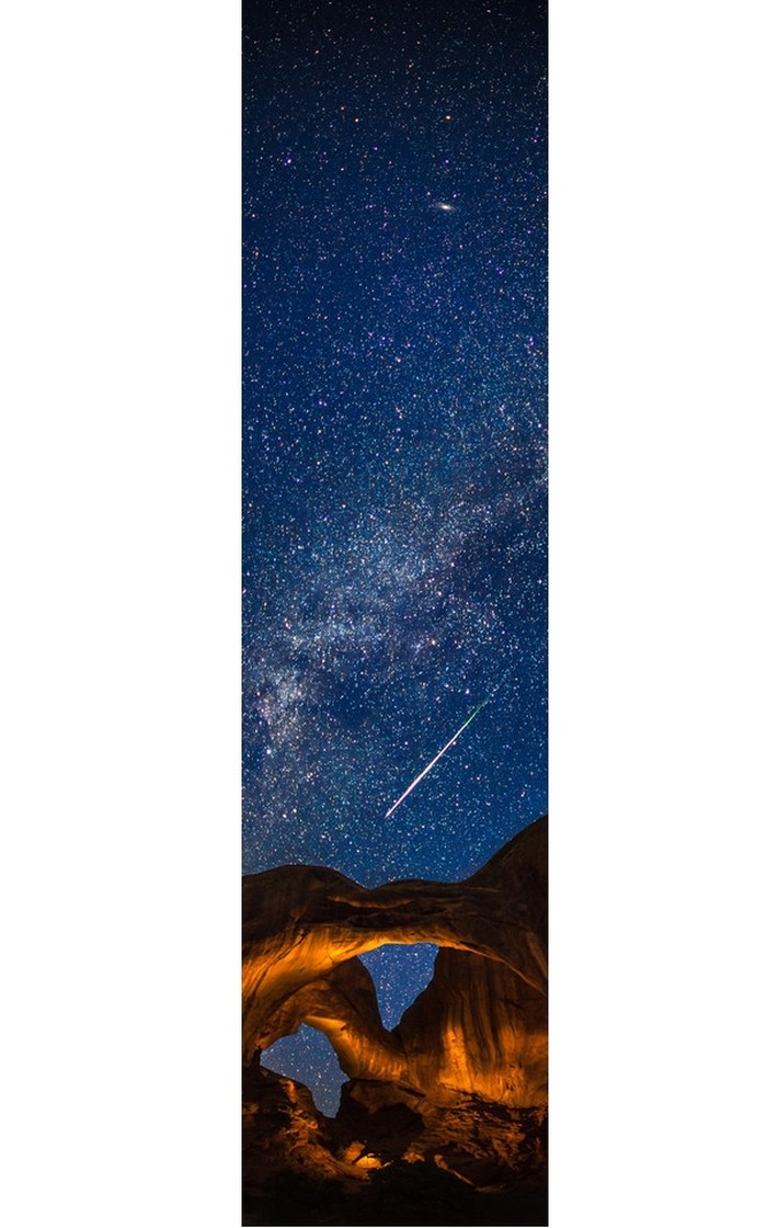 Savršeno zvjezdano nebo i pad meteora...
