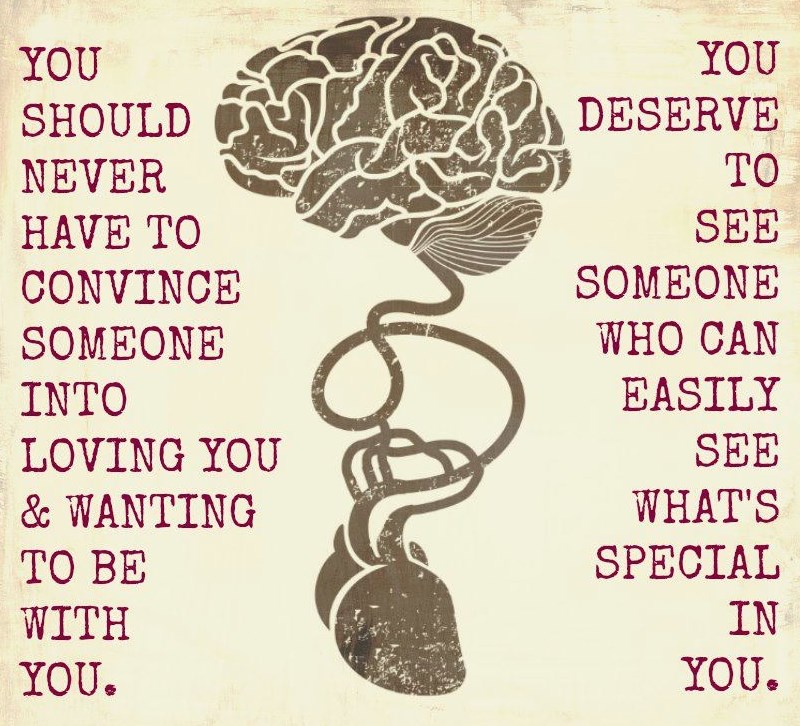 Zaslužuješ nekog kome ćeš biti poseban