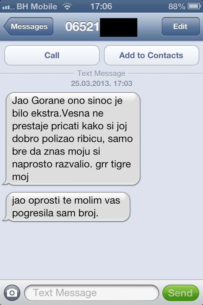 Kad poruka ode na krivi broj