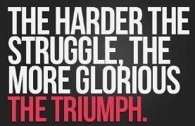 Cijeli život je jedna velika borba