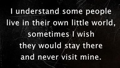 Neki bi trebali ostati unutar "svoja četiri zida"...