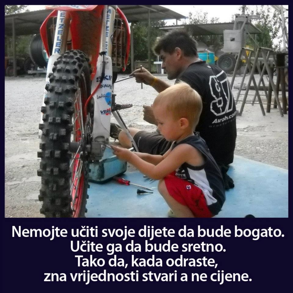 Bogatstvo nije mjerilo sreće, to treba znati od malih nogu