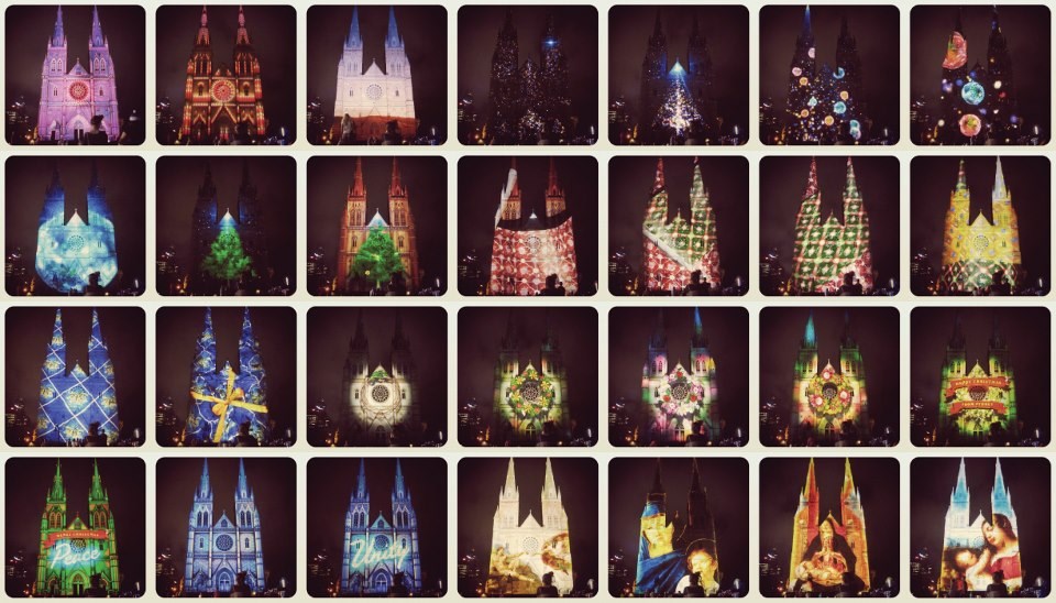 Božićno ruho katedrale u Sydneyu