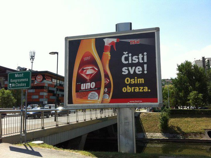 Čisti sve - osim obraza!