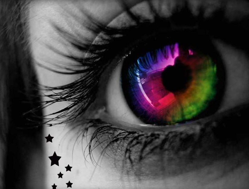 Djevojka s dugom u očima