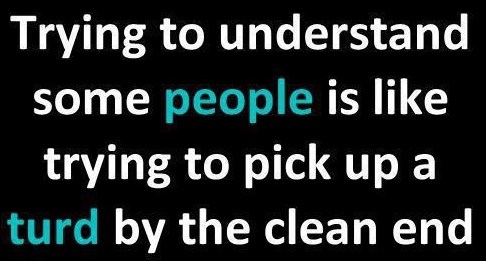 Prije ćeš govno uhvatiti za čistu stranu nego shvatiti neke