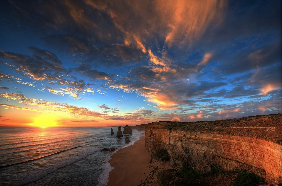 Suton na rajskoj plaži 12 apostola, Australija