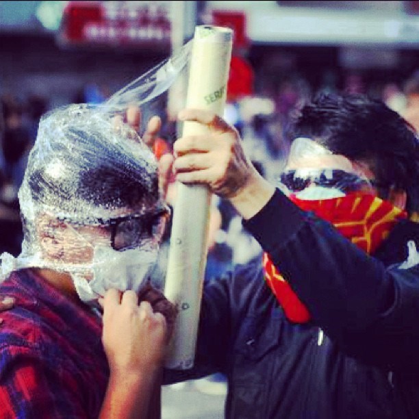 Prosvjednička zaštita od suzavca