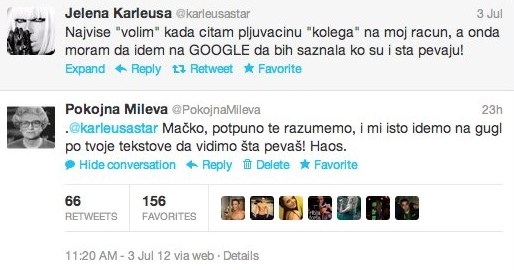 Pokojna Mileva opet "pogodila u sridu"