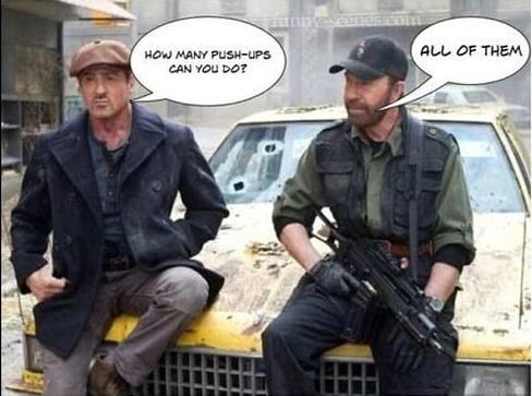 Chuck Norris u stanju napraviti SVE sklekove