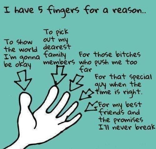 Na ruci je s razlogom 5 prstiju