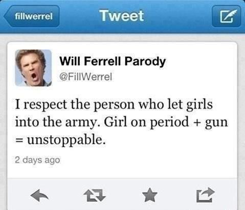 Žena s PMS-om kao nezaustavljivo oružje