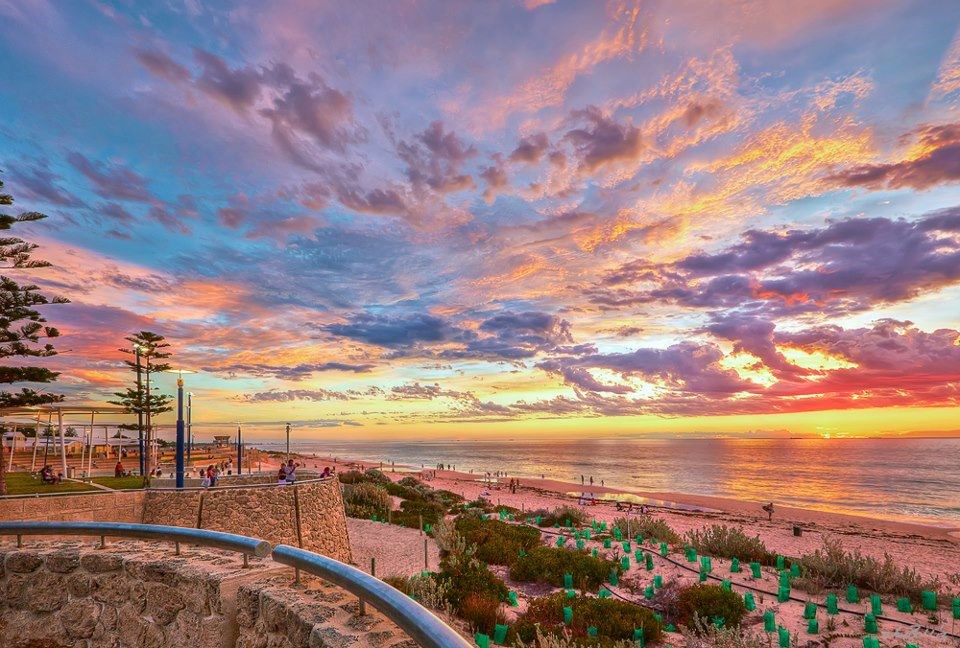 Šareni suton: Scarborough Beach, Australija