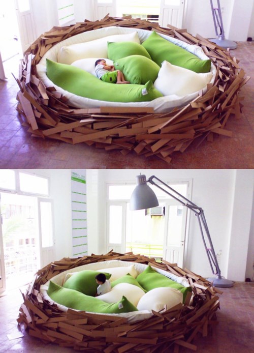 Gnijezdo krevet savršeno za uzgoj klinaca