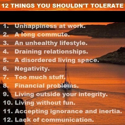 12 stvari koje ne treba tolerirati