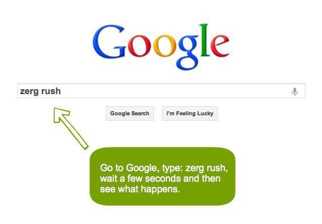 Google zerg rush