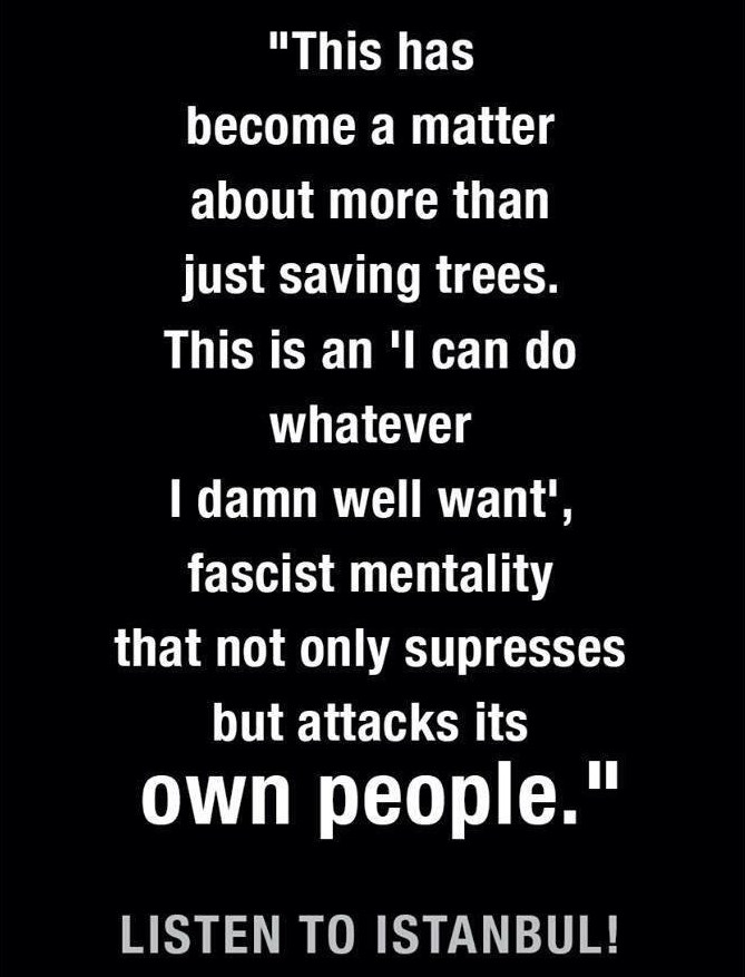 Prosvjedi u Istanbulu - više od drveća!
