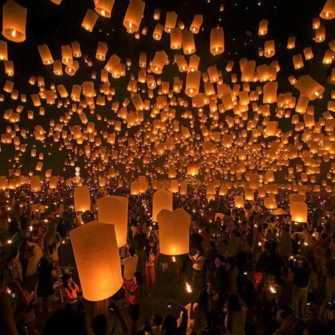 Tisuće "želja" poletjele u nebo