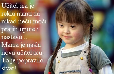 Treba znati riješiti pravi problem - bravo za mamu!