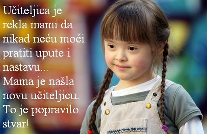 Treba znati riješiti pravi problem - bravo za mamu!
