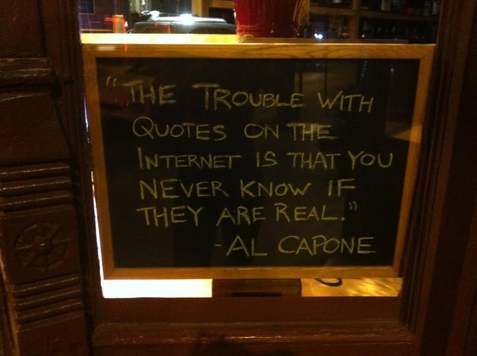 I Al Capone je znao: Nemoš' vjerovat svemu što vidiš na netu