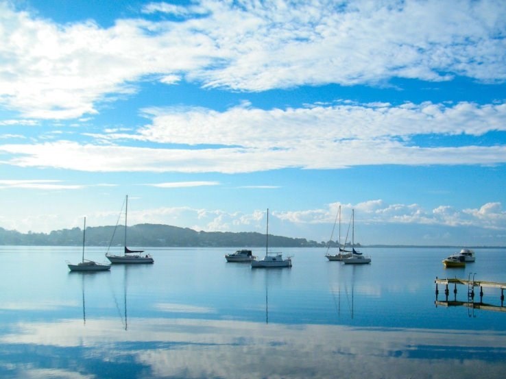 Idila na jezeru Macquarie, Rathmines, Australija