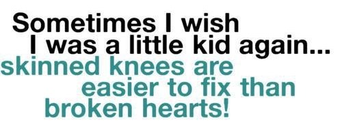 Slomljeno srce boli više od razbijenog koljena